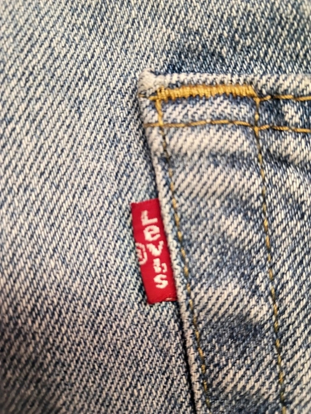 Levi's 501 Men's Straight Jeans Waist 38 L30 Blue - Picture 5 of 6